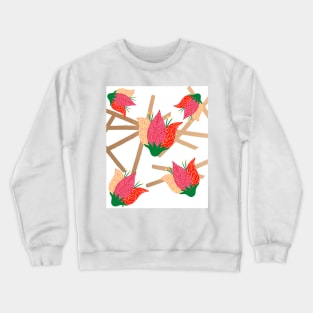 Flower pattern Crewneck Sweatshirt